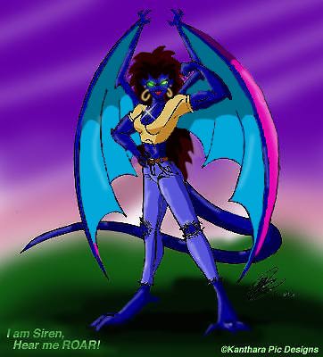 Portrait of Siren - copyright Kanthara Pic Designs