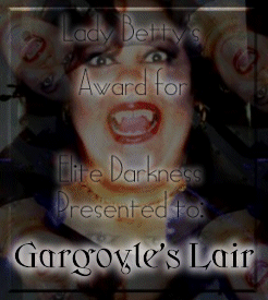 Thanks for the award Lady Betty! (12/19/98)
