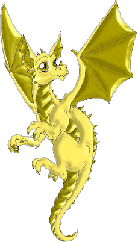 a baby golden dragon named Spike