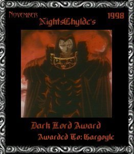 Thanks for the award NightsChylde! (11/24/98)