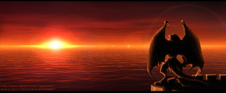 a Gargoyle sunrise